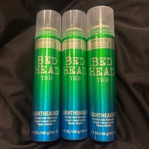 THREE Bed Head Lightheaded Hairsprays 5.5oz